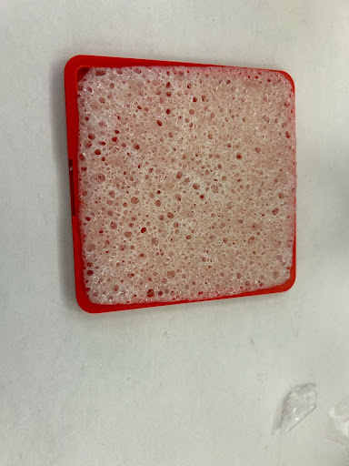 Cured PU foam sheet