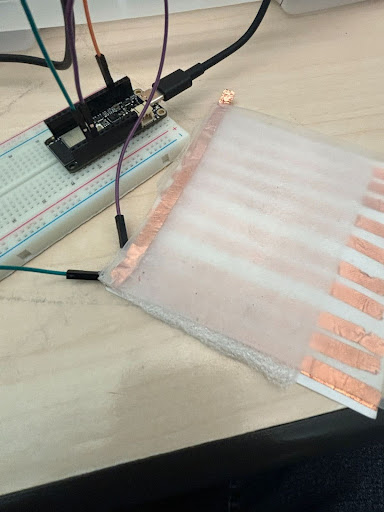 Initial capacitive sensing time-series